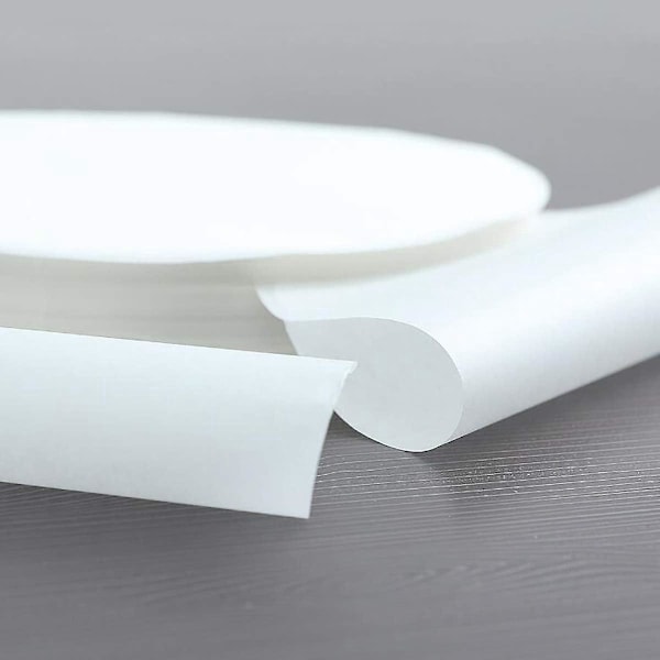 Burgerpapper Set med 500 Ark Runt Bakplåtspapper Ø 11 cm Vaxpapper, Non-Stick Separationspapper för Hamburgarpressar, Frikadeller, Biffar, Ångkokare