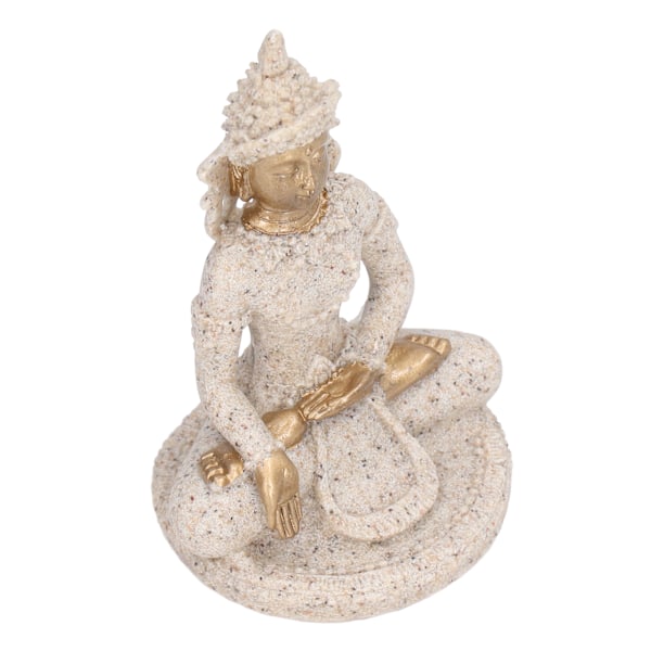Buddha-patsas, käsityötaito, selkeä kaiverrus, vahva pakkasenkestävyys, hartsista valmistettu meditoiva Buddha-patsas eteiseen8135