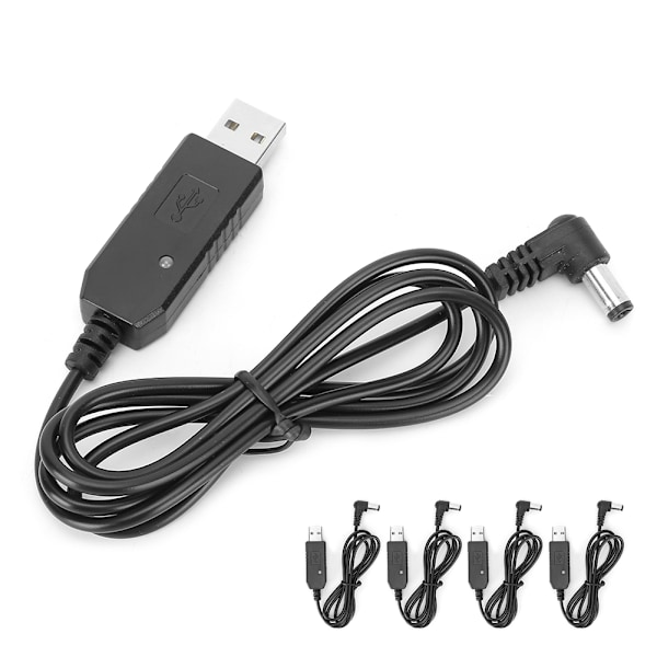 5 kpl kannettava USB-laturikaapeli UV9R PLUS -radioakku Kaksisuuntainen radio
