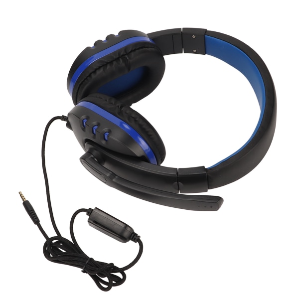3,5 mm spelheadset med mikrofontrådskontroll Justerbar volym En knapp avstängd datorspelsheadset