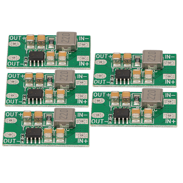 5 STK DC til DC Buck Modul 92% Konverteringseffektivitet Høy Frekvens 12V til 24V til 9V/2A Modul for Datamaskin