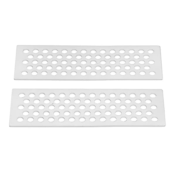 2 stk./sett Aluminium Sandstiger Recovery Board Ramp Tool for 1/10 RC Crawler (Sølv)