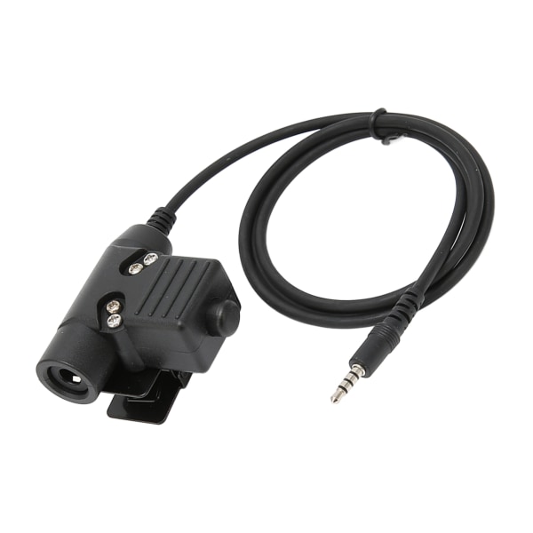U94 PTT-adapter Headset-kabelplugg PTT Walkie Talkie-kontakt for 3,5 mm mobiltelefon