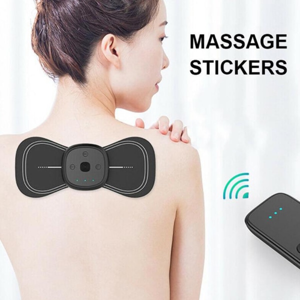 Mini- USB elektrisk massagedyna Lågfrekvent strömpulsmassagedyna Nackaxel, halskotamassager