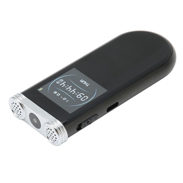Digital röstinspelare 1080P HD brusreducering AI Smart Motion Detection Högtalarljudinspelare med uppspelning 16GB
