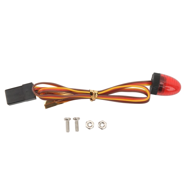 RC-auton hälytysvalo 5 valotilaa High Simulation Pyöreä Kompakti 10x15mm LED-varoitusvalo 1/10 RC-autolle