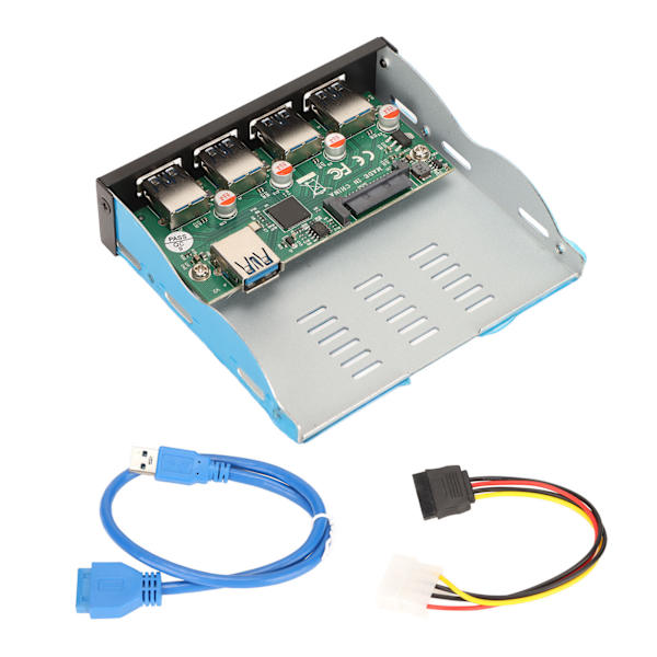 Frontpanel USB 3.1 Hub 3,25 tommer 10 Gbps 4 Downstream-porte 1 Uplink-port Desktop Computer Frontpanel Docking Hub til kontor