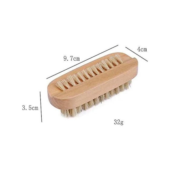 Set för träborst för manikyr och pedikyr - 4-pack