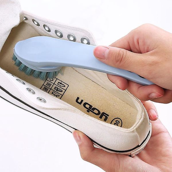 Skrubbborste med bekvämt grepp och flexibla, styva borst - Robust för badrum, dusch, handfat, matta, golv