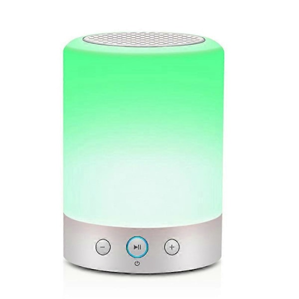Liten Nattlampe Mini Smart Bluetooth Høyttaler, Fargerik Led Kreativ Bærbar Trådløs Blå