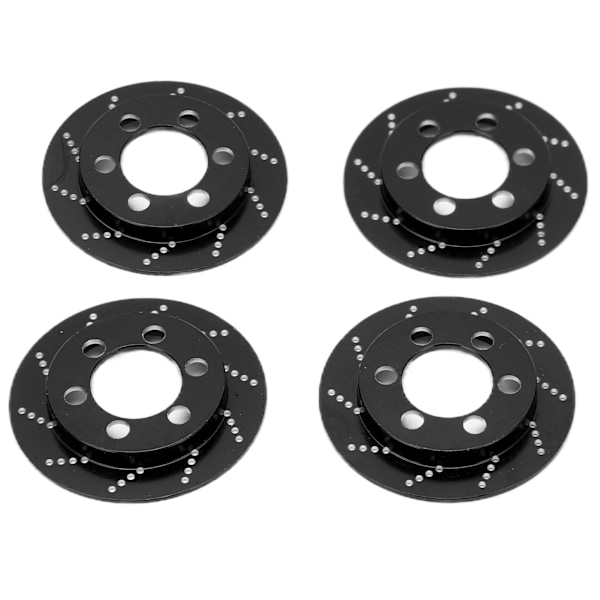 4 st RC bromsok RC simuleringshjul aluminium bromsskiva för 1,9 tums hjul 1/10 RC Crawler CarBlack