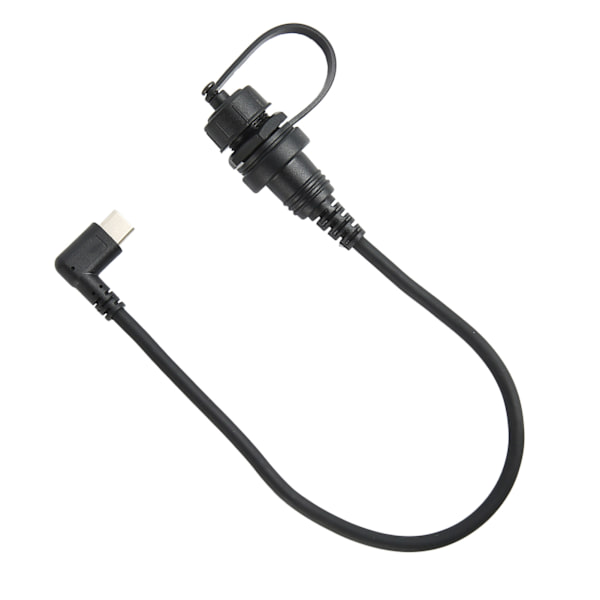 Infälld panelmontering förlängningskabel vinkel Typ C hane till hona instrumentpanelmontering kabel för bil båt vinkel