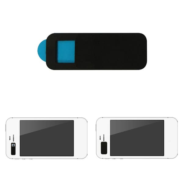 3 stk. ultratynde plastik webcam-kameracover-beskyttere mod hacker-kiggeri