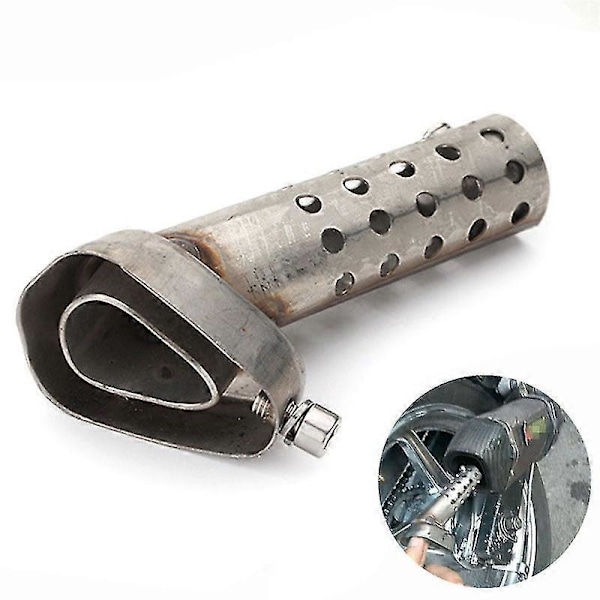 Motorcykel Hexagonal Avgasljuddämpare Justerbart Rör DB Baffel Justerbar Ljuddämpare Ändrör-B13