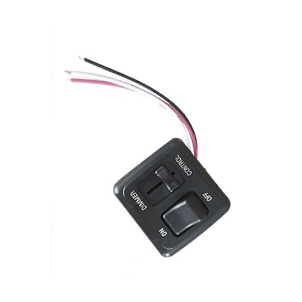 12 Volt DC Lysdæmperkontakt til LED, Halogen, Glødepærer - RV, Auto, Lastbil, Marine og Strip Belysning Zekai