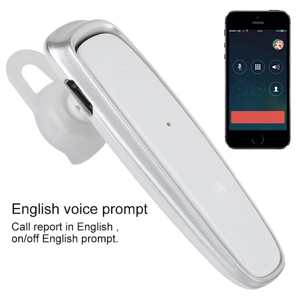 Fineblue FX-1 Stereo Trådlösa Sport Bluetooth Headset Hörlurar Handsfree Öronproppar (Vit)