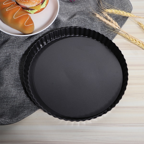 Irrotettava pyöreä hiiliteräksinen piirakka- ja pizzavuoka irrotettavalla pohjalla (9 tuumaa)