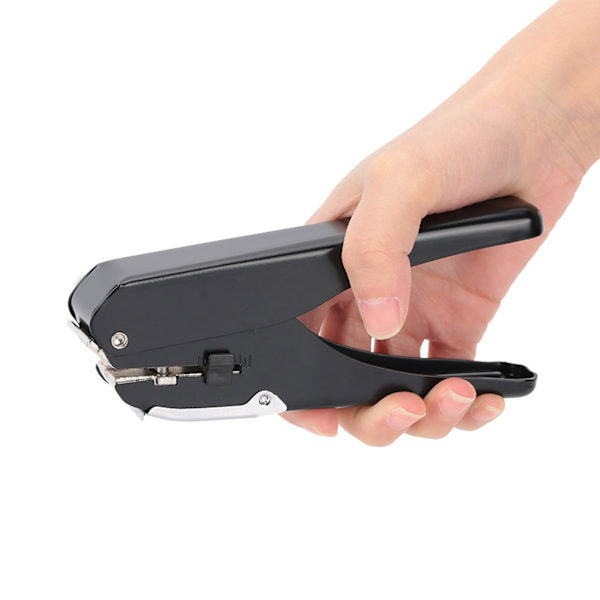 9771 Single Hole Puncher Manuell ID-kortplats stansmaskin 10 ark för hemmakontorskola