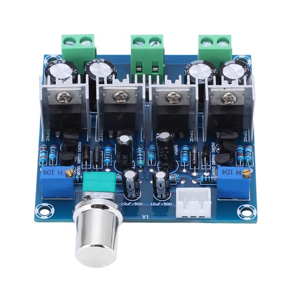 Klasse A analog krets effektforsterkerkort 2-kanals lydforsterkerkretsmodul DC24V 2A