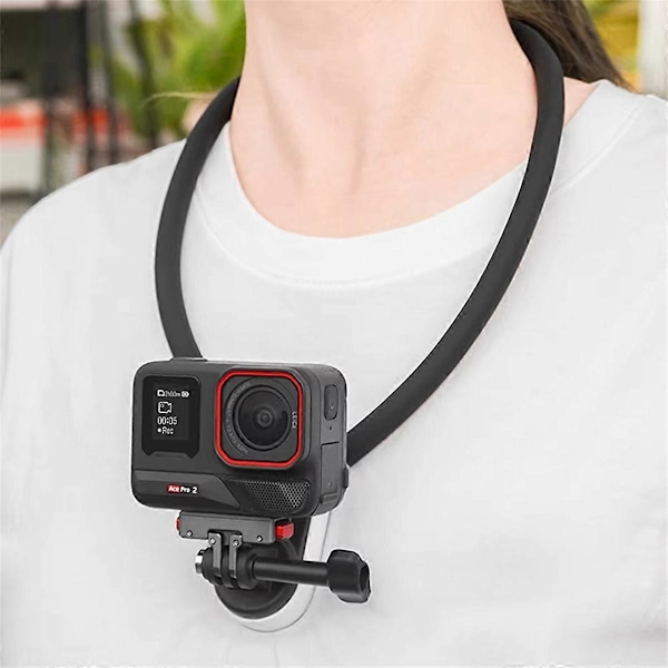 För Insta360 Ace Pro2 Metall Snabbkopplingsdocka X4 Magnetisk Adapter Svart