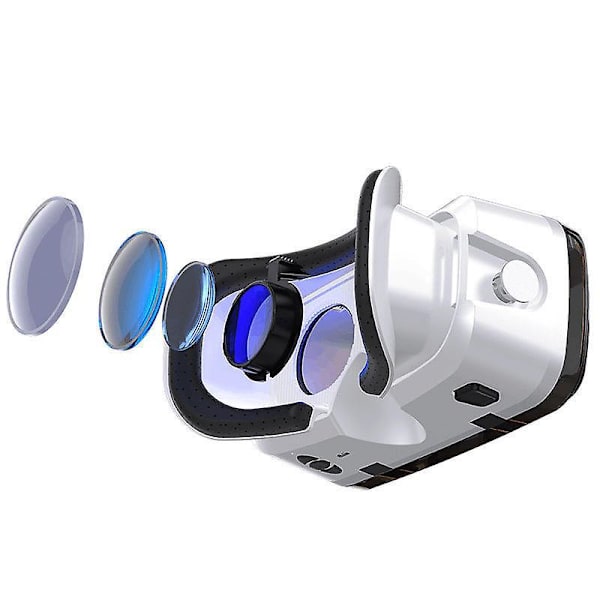 Telefonheadset med Controller Kompatibel Virtual Reality Spilsystem Fjernbetjening 3D Briller til Alle Aldre