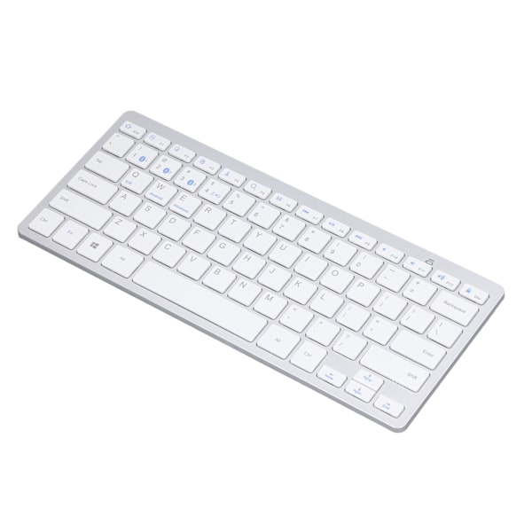 Bluetooth Keyboard Tablet PC Ultra Slim Kannettava 78 Keys Valkoinen Langaton Bluetooth Näppäimistö IOS Androidille