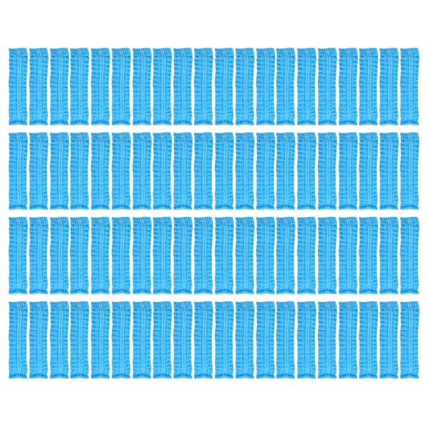 100 st engångsöronskydd töjbara sanitära hörlursöronskydd för de flesta hörlurar blå