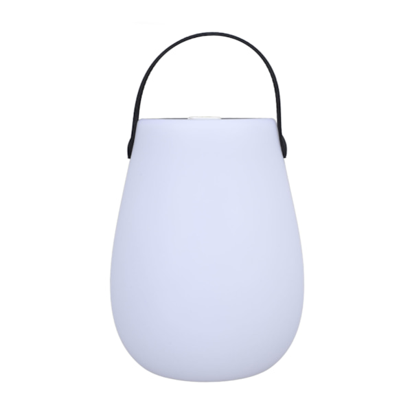 LED-lykta lampa rundad solladdning USB C fjärrkontroll färgläge handhållen campinglykta för trädgård balkong sovrum
