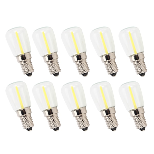 10 kpl E14 pitkä filamentti mini LED kirkkaat lamput 1,5 W AC230V