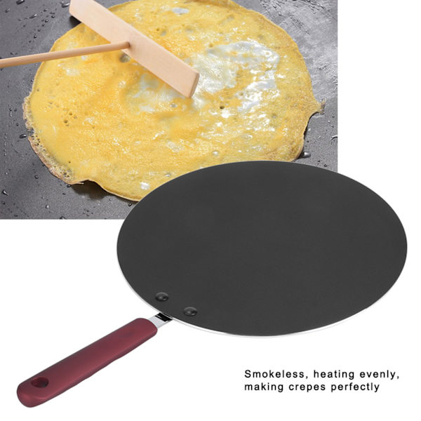 Bärbar Crepe Maker Non-Stick Stekpanna Pannkaka Griddle Pan Mini Cooking Tool