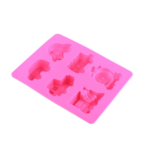 Thomas Tog Bil Sæbeform Fondant Kagepynt Form Silikone DIY Bageværktøj