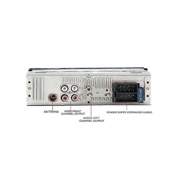 Uusi 7 Värikäs Valo FM Radio Auto Bluetooth 12V MP3-soitin Korttipaikka U Levy Multimedia Radio