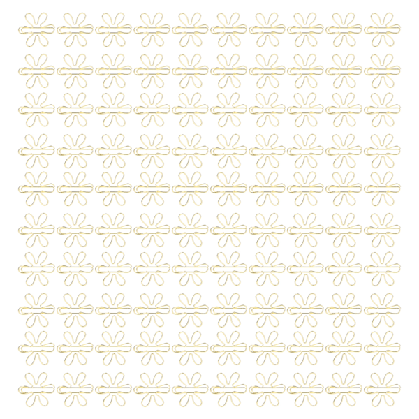 100 stk Sjove Planner Clips Innovativt sødt design Antirust galvaniseringsproces Guld papirclips til kontor Hjemmeskoleblomst
