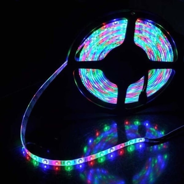 5/10/20M Flexibel LED-remsa RGB Färgförändrande Ljuslist med IR-fjärrkontroll