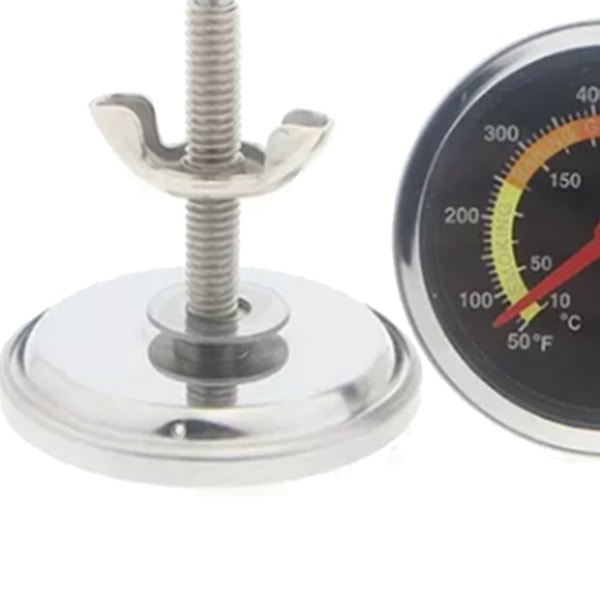 Ovntermometer med beslag 50 til 400℃ Professionelt metalhus Bimetal ovntermometer til grill