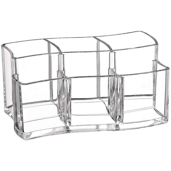 6 Rums Klar Makeup Børsteholder Organizer til Øjenbryn Pen Beholder Kosmetik Opbevaring_SZXM