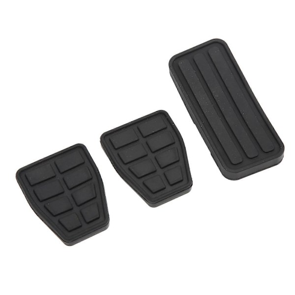 3 stk. Clutch Bremse Gasspedal Pad Kit Gummi Svart Fleksibel Slitesterk Erstatning kompatibel med T4 Transporter 1990-2003