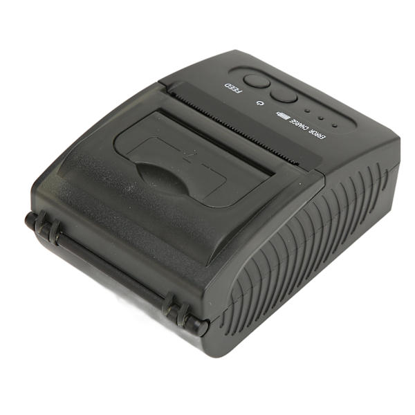 Termisk printer bærbar 58mm papirbredde 2000mAh genopladelig termisk etiketprinter 100 til 240V EU-stik