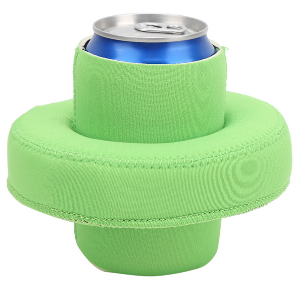 330 ml dåseærmer drikkeflydere cover neopren flydende drikkeholder til swimmingpoolgrøn