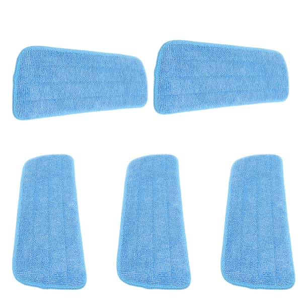5 ST Microfiber Platt Mopp Pad Moppning Rengöringsduk Ersättning för 14x41cm Kardborremopp Universal