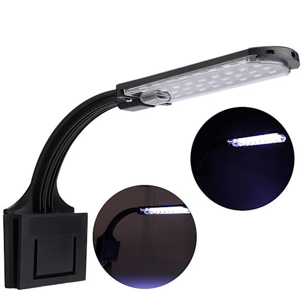 Akvarie LED-lys til vandplanter, klemmelampe, 220-250V EU-stik