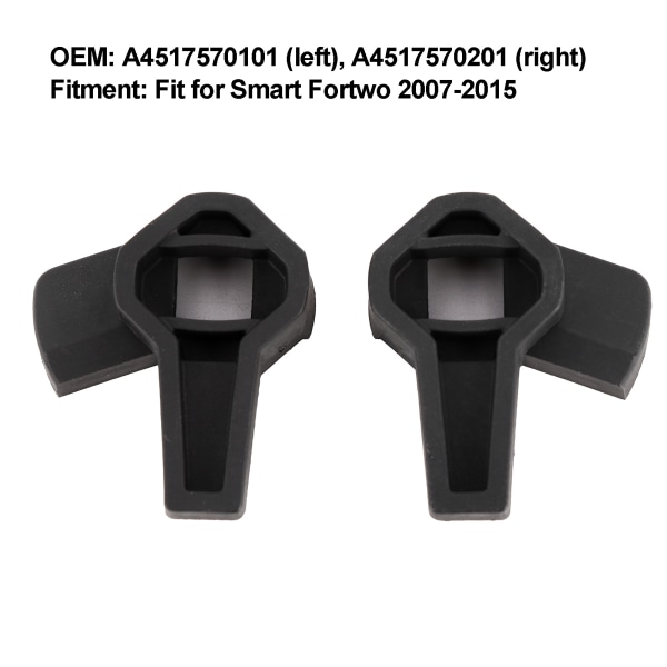 Front Hood Locking Mechanism Venstre Højre A4517570101 Passer til Smart Fortwo 2007-2015