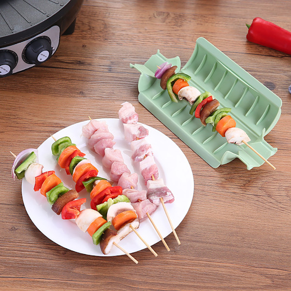 Grillspydboks for grillspyd av kjøtt, grillspydverktøy, bærbar grillspydboks