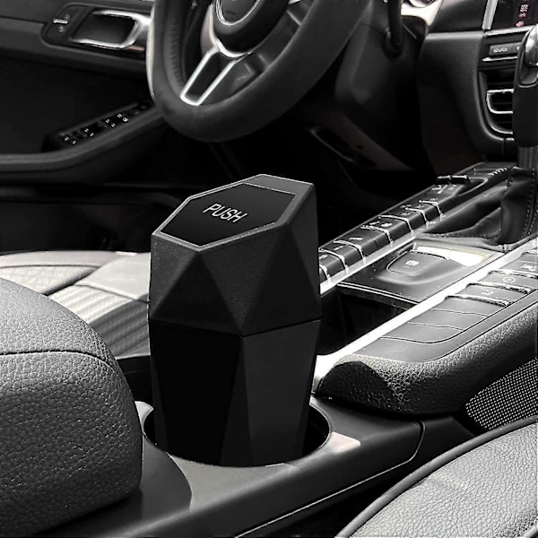 Kannettava autojen roskakori kannella - Mini roskis autoon, kotiin, toimistoon
