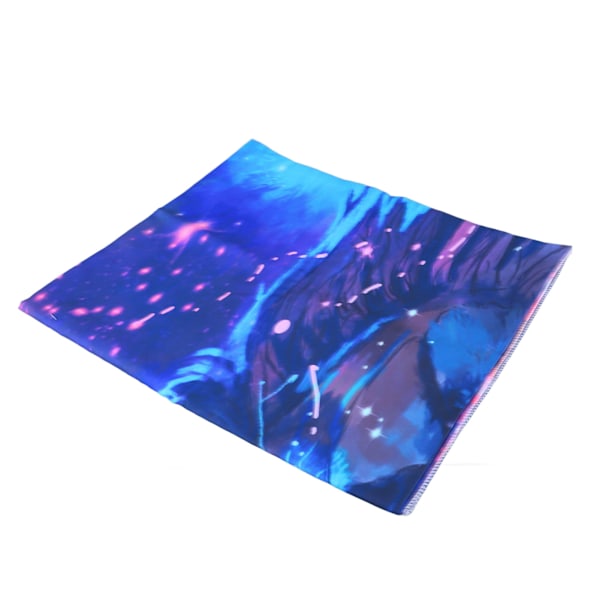 Svartljus Lejon Gobeläng UV Reaktiv Mystisk Färg Lysande Glöd Vägg Hängande för Vardagsrum Sovrum GTYH 150x130cm/59x51.2in