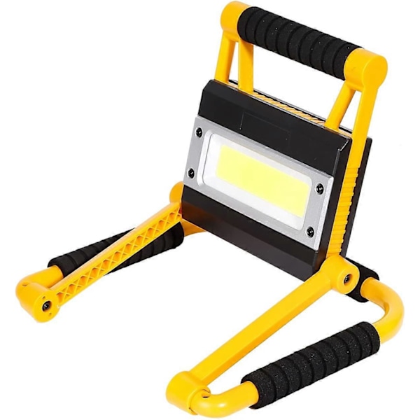 LED Genopladelig 80W, 51 LED Perler 6000 Lumen Udendørs LED Projektør, 4 Tilstande Vandtæt LED Projektør Byggeplads Til Strømafbrydelse, Te