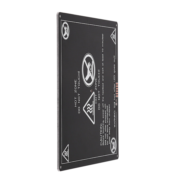 12V 220x220mm Aluminiumsplate Varmeplate Varmeseng for 3D-skriver