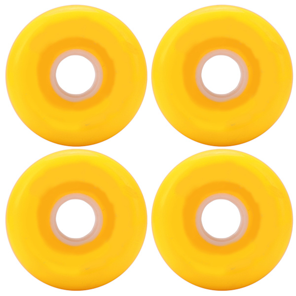 PUENTE 4stk 70x42mm Skateboardhjul 80A Longboard Cruiser Hjul Udskiftningsdele Gul