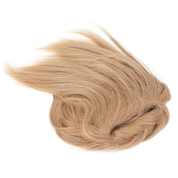 Fasjonabelt rotete bolle-hårstykke med bånd tykt rufsete updo syntetisk hår Scrunchies forlengelse for kvinner jenterQ17-18
