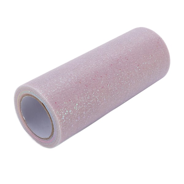 Regnbue Glitter Tulle Lang Fleksibel Utsøgt Praktisk Bred Anvendelse Funklende Tulle til Bryllupsfest Lyseblå Gul